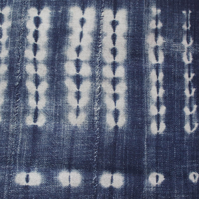 Blue Tie Dye Home Furnishing Fabric