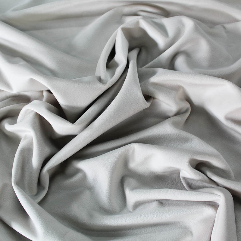 Cream Velvet Fabric