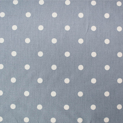 Spots Home Furnishing Fabric - Pale Blue/White