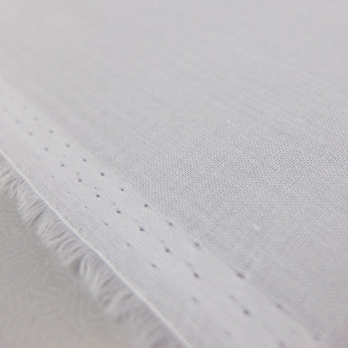 Medium Weight Cotton Woven Fusible Interfacing Fabric - White