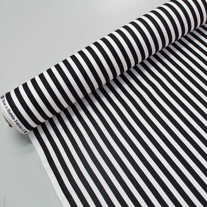 Jubilee Cotton - Black and White Stripe