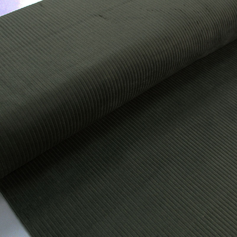 khaki green jumbo corduroy fabric