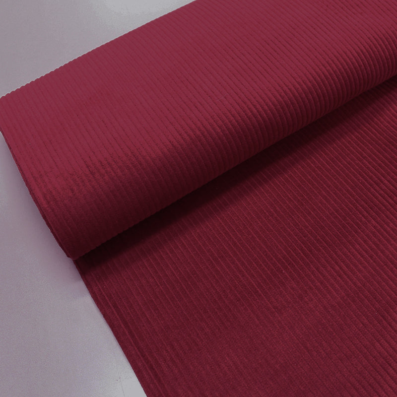 Claret Red Jumbo cord fabric
