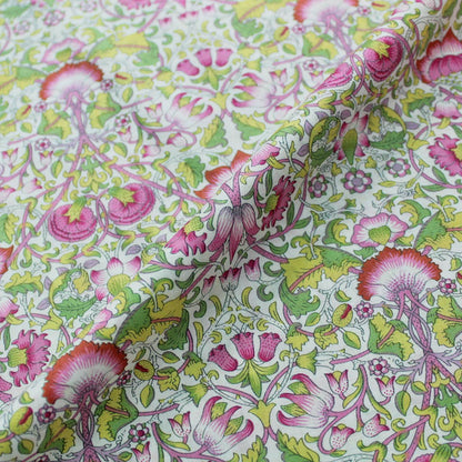 Cotton Lawn - Louden - Pinks and Green