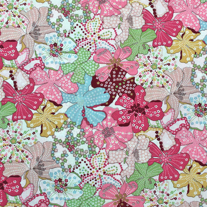 Pink Floral Liberty 100% Cotton Lawn Fabric - Mauvey