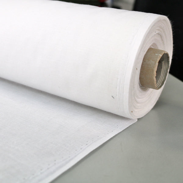 Lightweight cotton Interfacing fabric - white