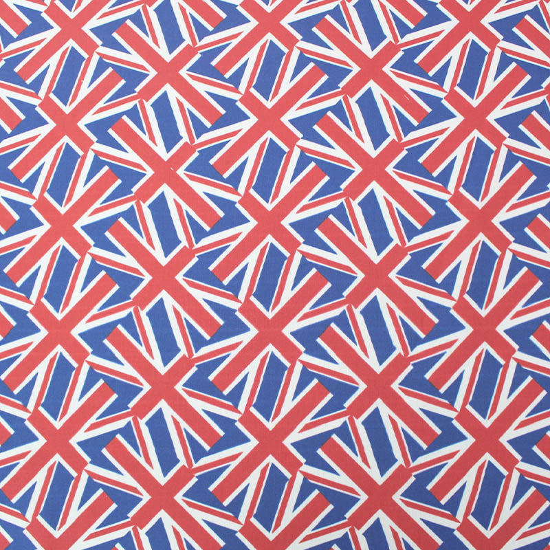 100% Cotton Digitally Printed Union Jack Cotton Fabric