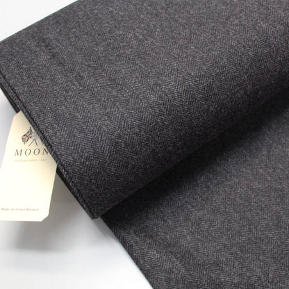 charcoal grey and black wool fabric
