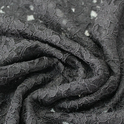 Black Lace Dressmaking Fabric