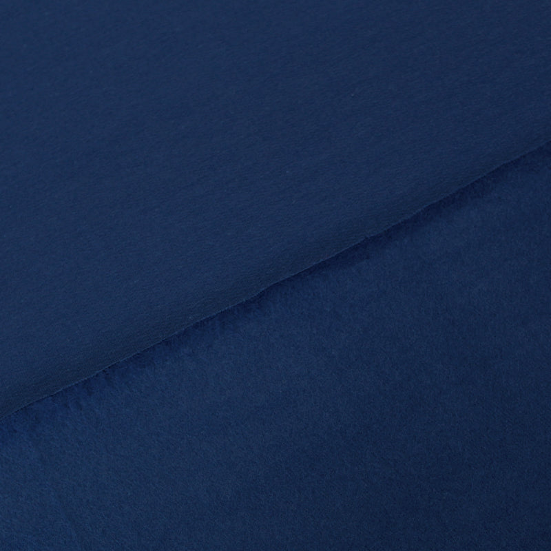 Cotton Elastane Brushed Back Sweatshirt - Blue