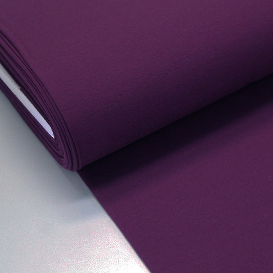 Cotton Rich Sweatshirt Fabric - Purple