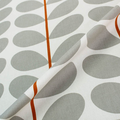 Orla Kiely Home Furnishing Fabric Two Colour Stem - Warm Grey