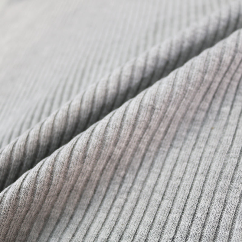Chunky Circular Ribbing - Dove Grey
