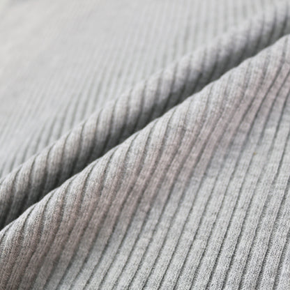 Chunky Circular Ribbing - Dove Grey
