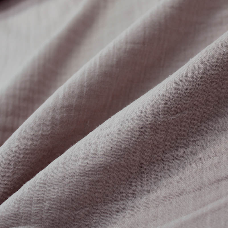 Cotton Double Gauze  - Palest Pink