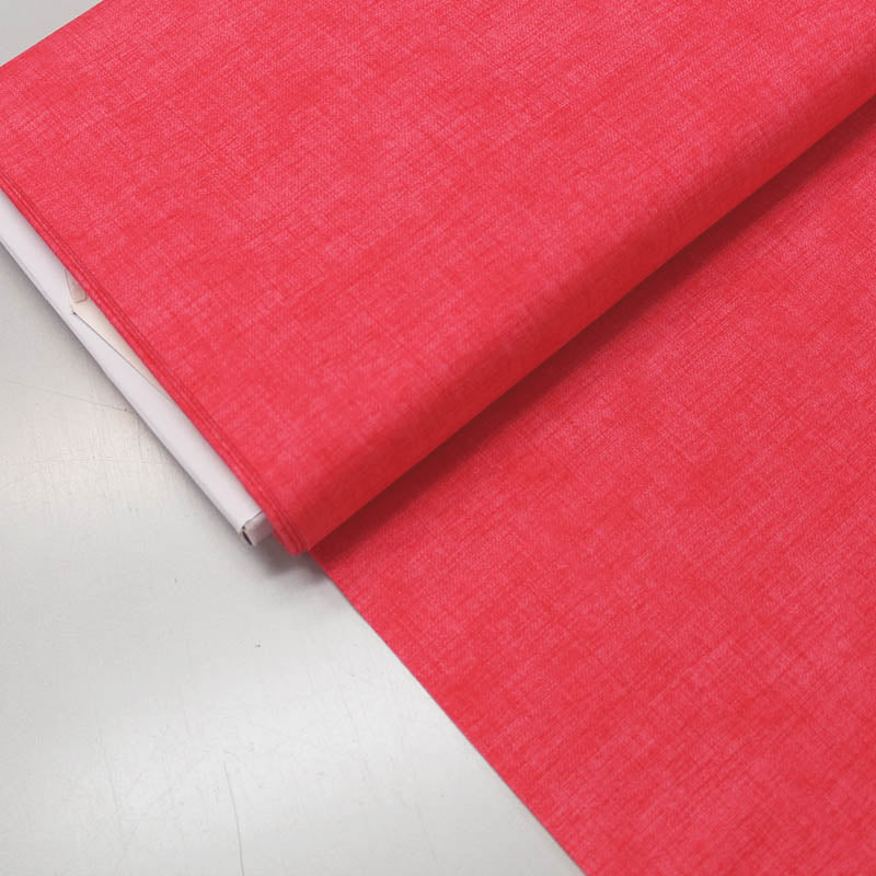 Coral Pink Cotton Patchwork Blender Fabric