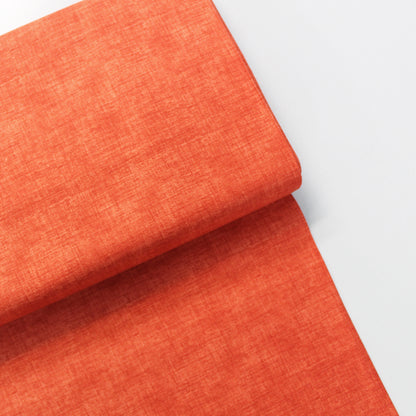orange quilting cotton blender fabric