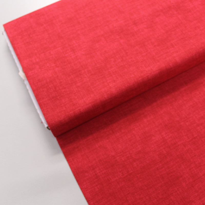 bright red cotton quilting blender fabric