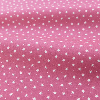 Printed Cotton Stars and Spots - Ballerina Pink