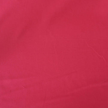Plain Red Cotton Poplin