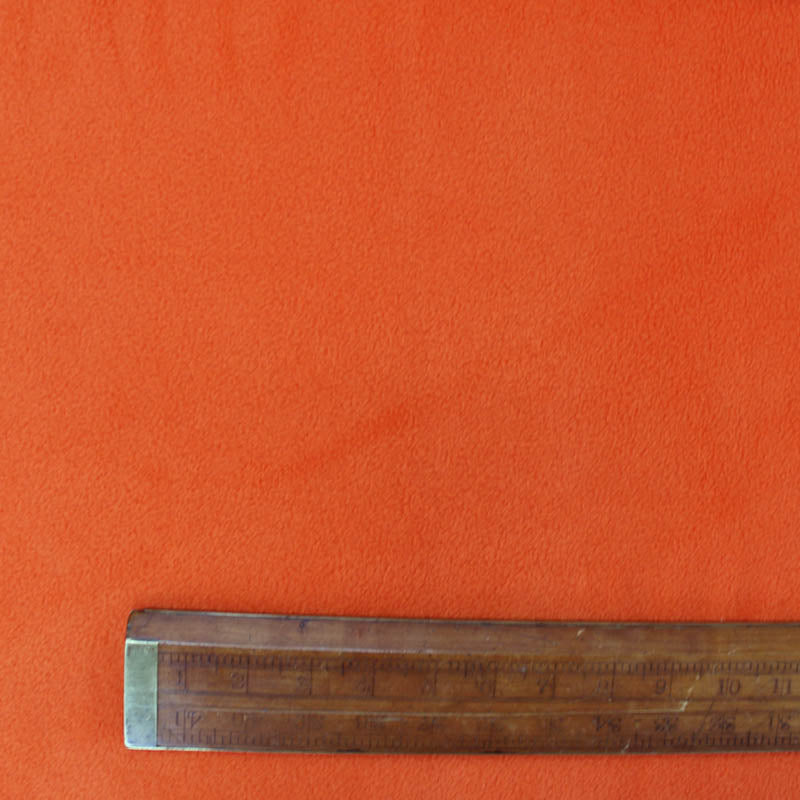 Orange Fleece Fabric