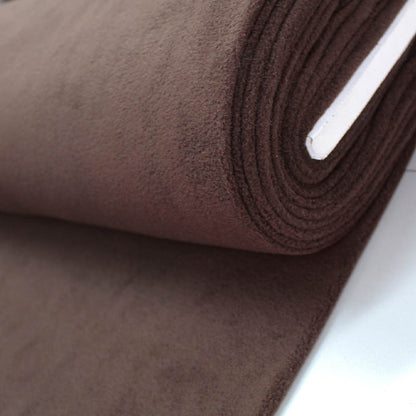 dark brown polar fleece fabric
