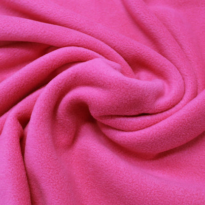 Bright Pink Polar Fleece Fabric, Doll Pink