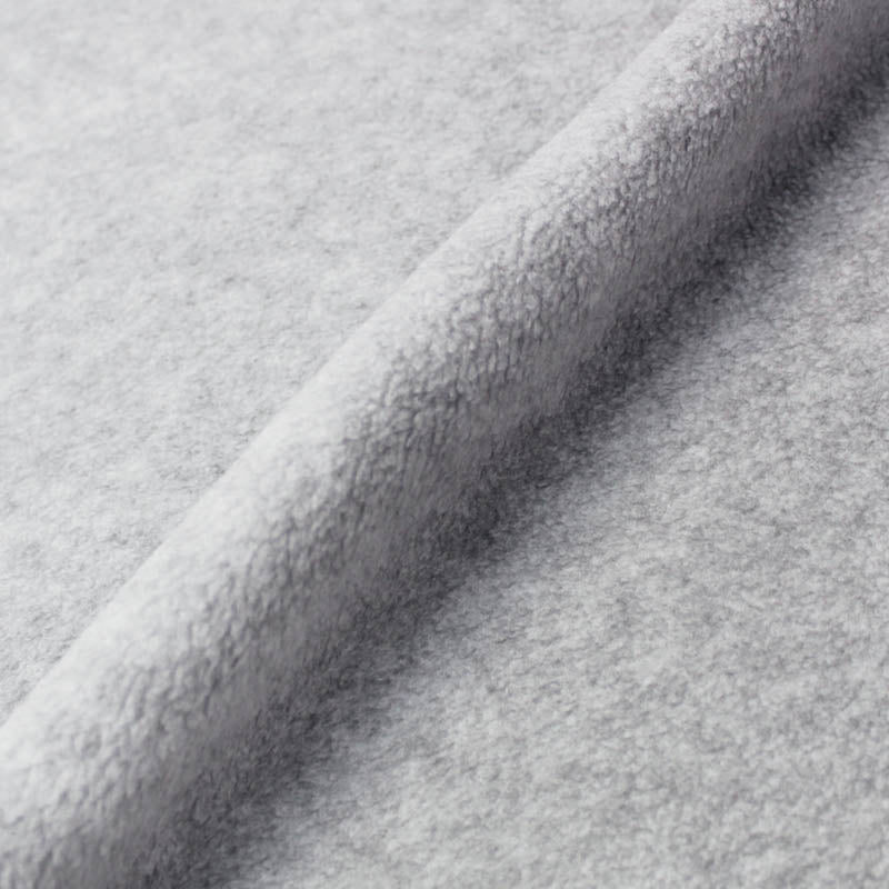 Pale Grey Fleece Fabric