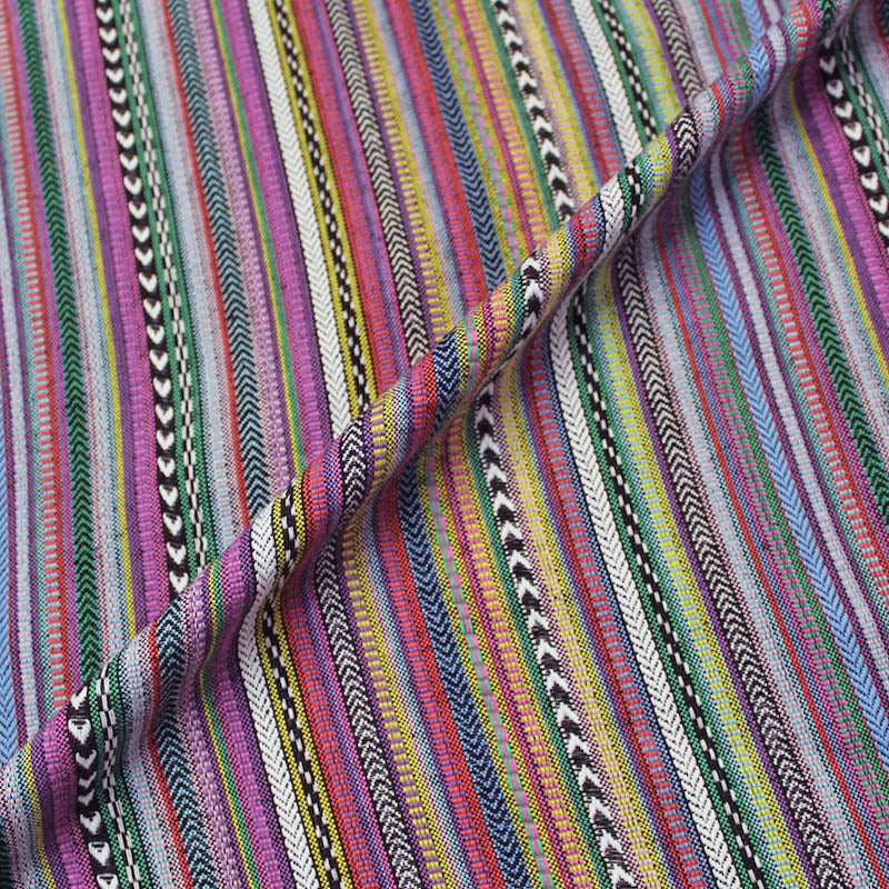 Indian Cotton Colourwoven Stripe - A Quiver of Arrows