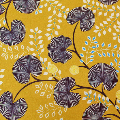 Pondichery Home Furnishing Fabric by Maison THEVENON Paris - Mustard