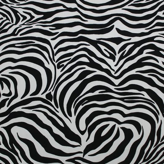 Dressmaking Printed Cotton Zebra Print - Abbey Road