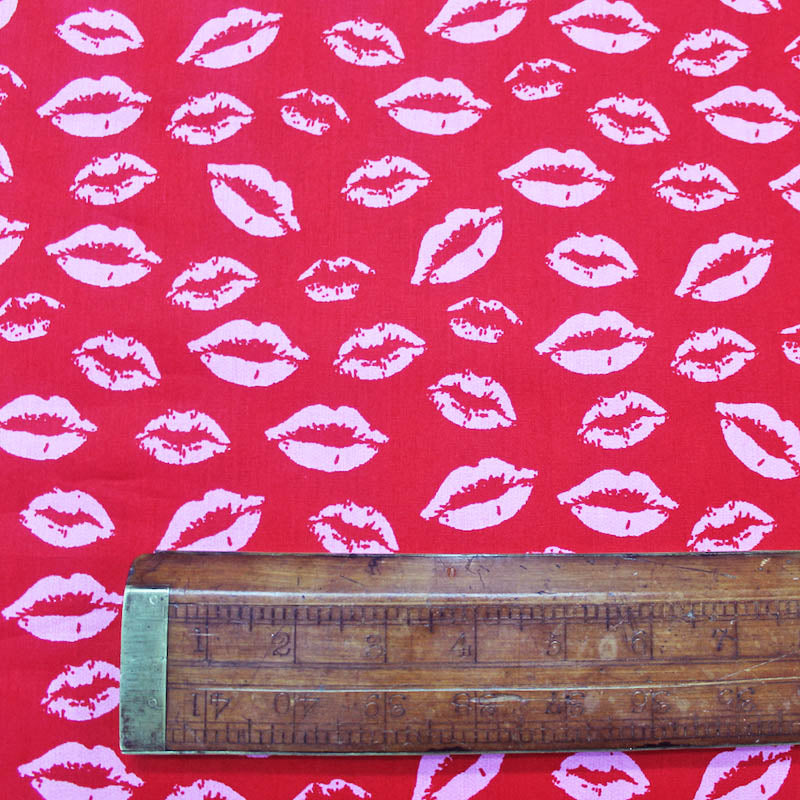 Red Cotton Dressmaking - Save All Your Kisses For Me