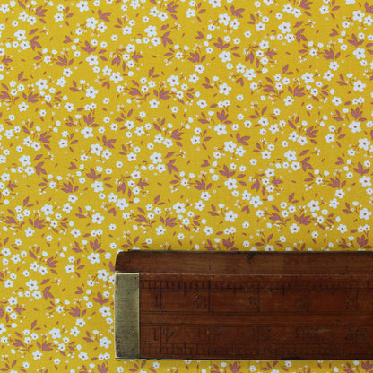 Printed Floral Cotton - Gracie - Yellow