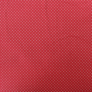 Red Metallic Christmas Cotton - Golden Spots