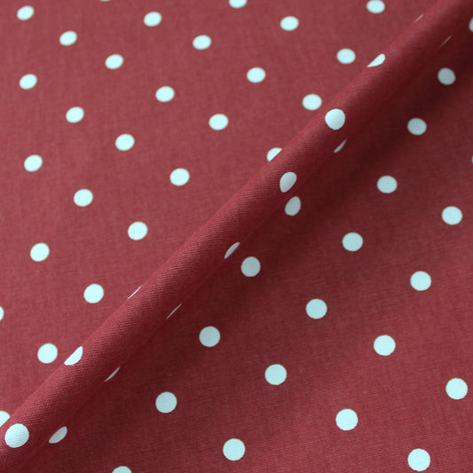 SPOTS HOME FURNISHING FABRIC - Red