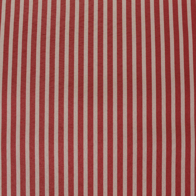 Tea Brown and Red Stripe Outdoor PU Coated Polyester
