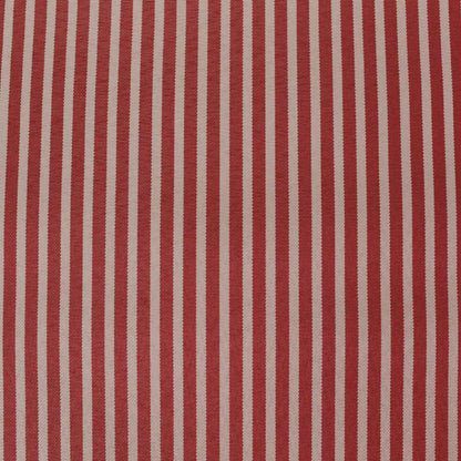 Tea Brown and Red Stripe Outdoor PU Coated Polyester