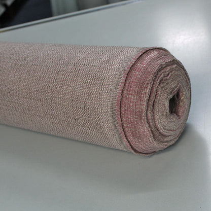 100CM REMNANT Upholstery Fire Retardant Textured Polypropylene - Pink