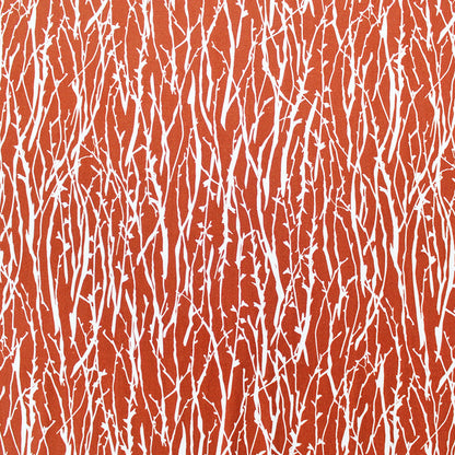 Wide Width Cotton Poplin - Forest - Burnt Orange