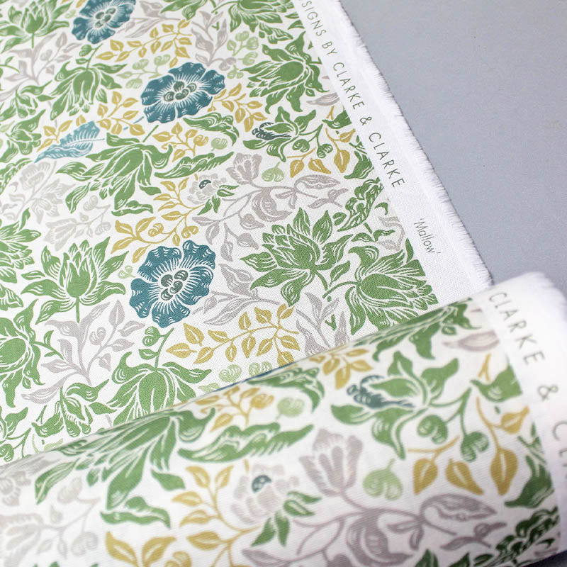 Mallow Cloth William Morris Furnishing Fabric | Mallow | Apple and Linen – Fabrics ...