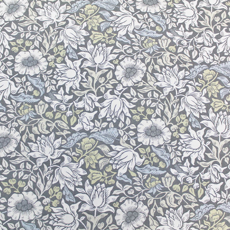 William Morris Grey Mallow Furnishing Fabric 
