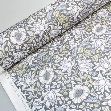 William Morris Grey Mallow Furnishing Fabric 