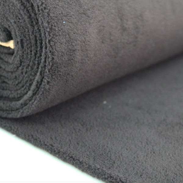 Black Fleece Fabric