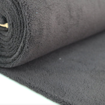 Black Fleece Fabric
