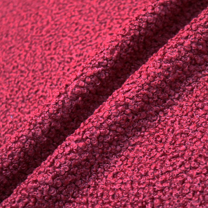 Teddy Coating Fabric - Red
