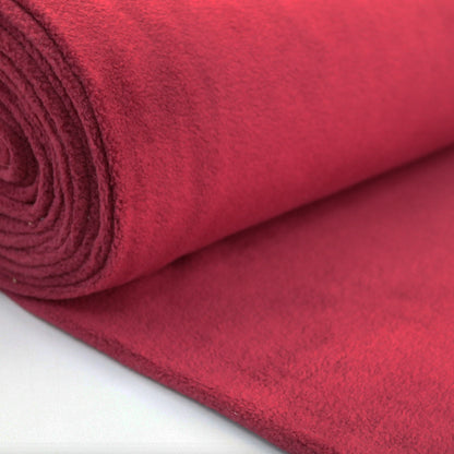 Claret Red Polar Fleece Fabric