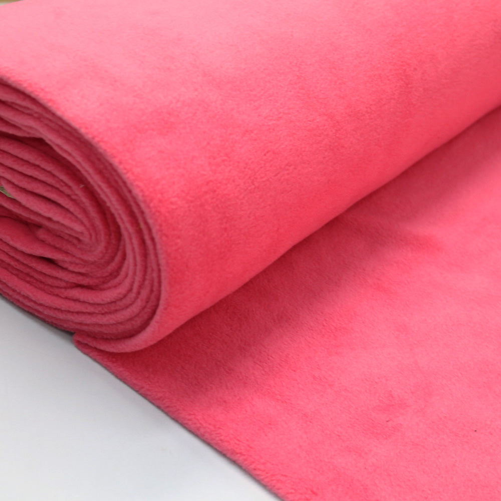 Coral Pink Polar Fleece Fabric