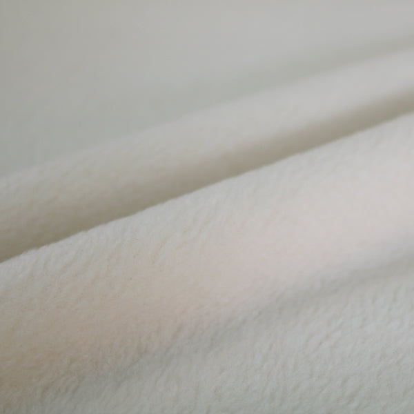 Cream Lambskin Fleece Fabric
