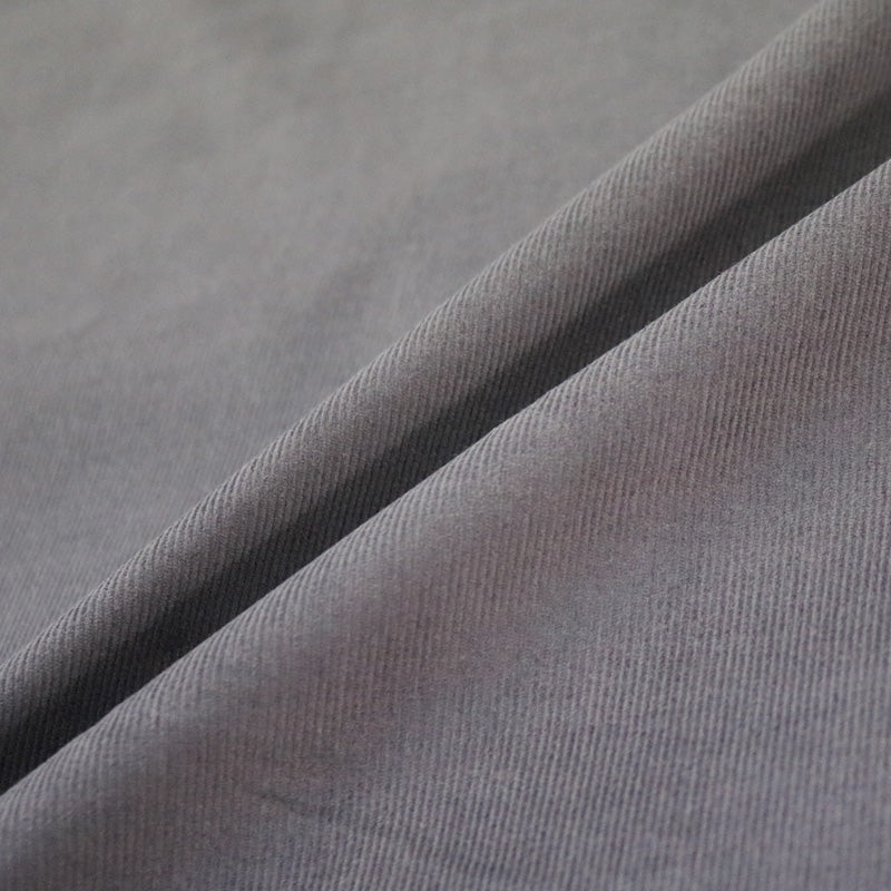 Dressmaking Cotton Needlecord - School Boy Mid Grey