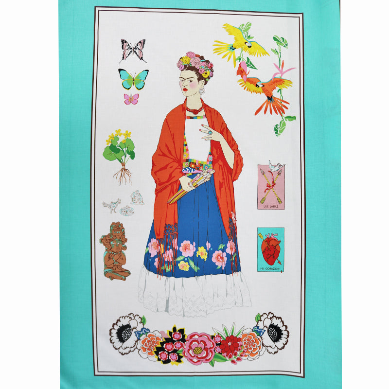 L'artista con Alma Frida Panel Print Cotton by Alexander Henry